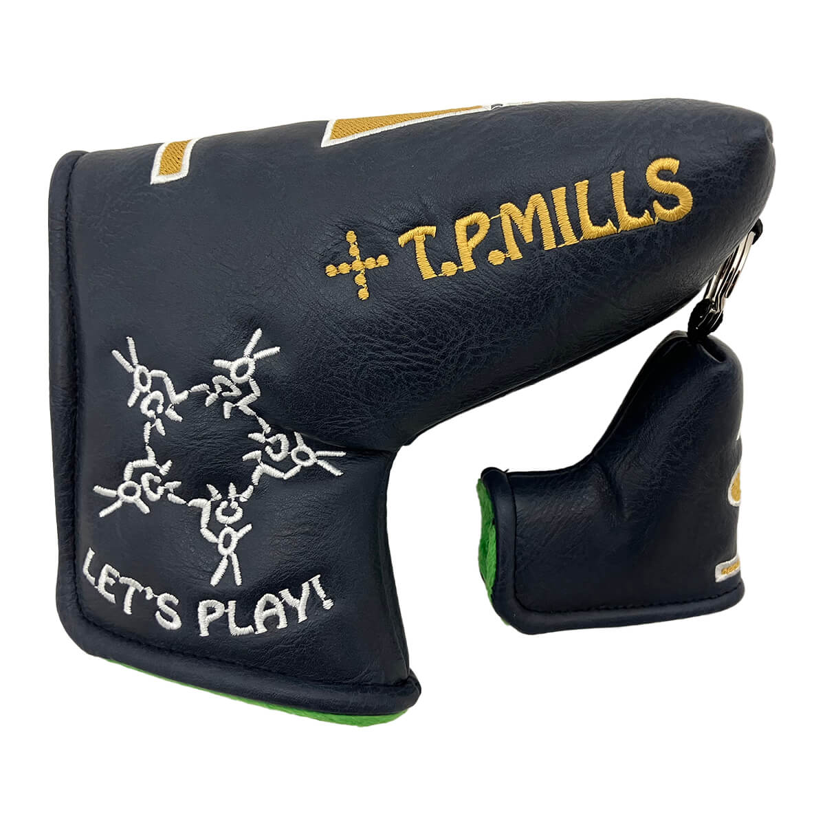 T.P. Mills | パターカバー | サニーボーイ レッツプレイ with チャーム - ネイビー／グリーン（HTPC-000051）