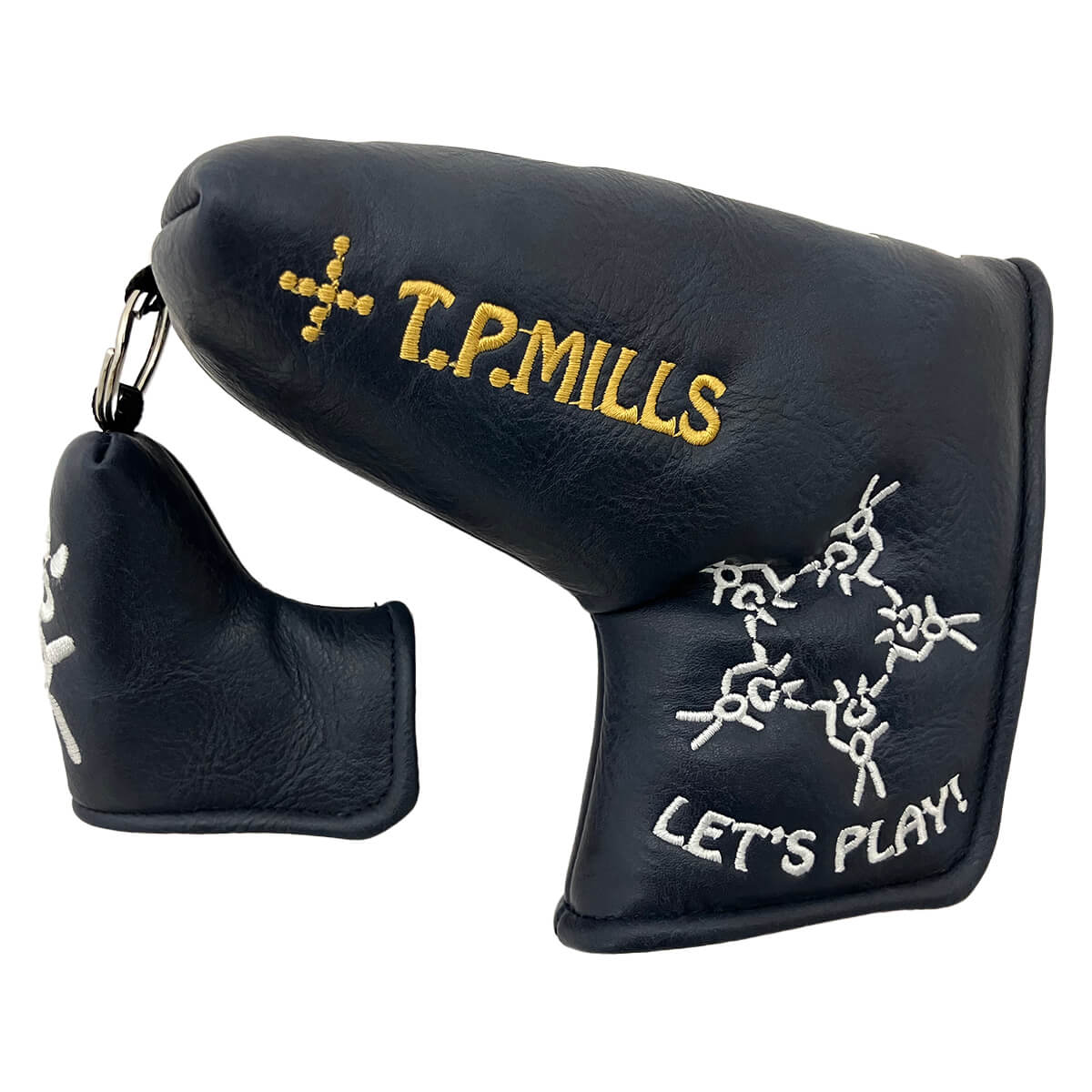 T.P. Mills | パターカバー | サニーボーイ レッツプレイ with チャーム - ネイビー／ピンク（HTPC-000052）
