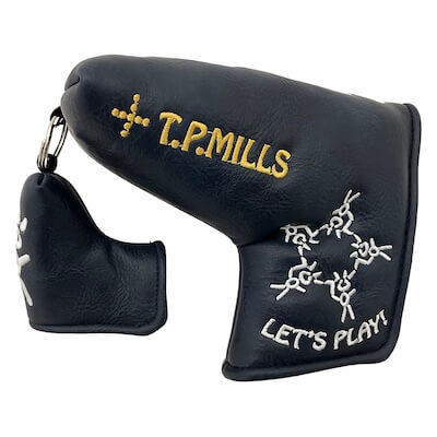 T.P. Mills | パターカバー | サニーボーイ レッツプレイ with チャーム - ネイビー／ピンク（HTPC-000052）